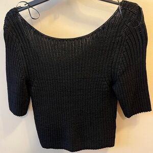 Freepeople San Lucas Black Women's Pullover Sweater Size XL